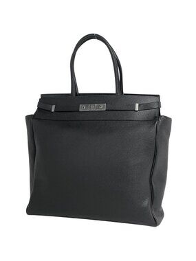 Saint Laurent Manhattan Tote Bag Leather Black
